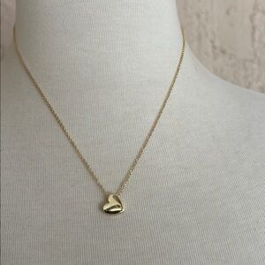 Nice Gold Heart Necklace